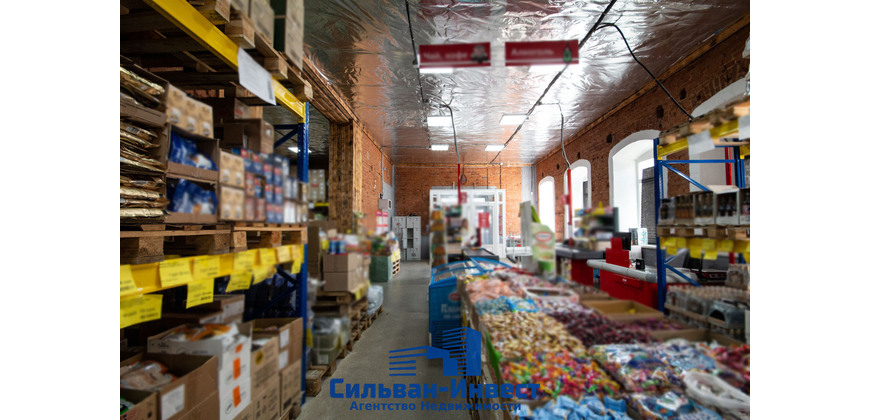 Продажа помещений под торговлю, склад в Червене