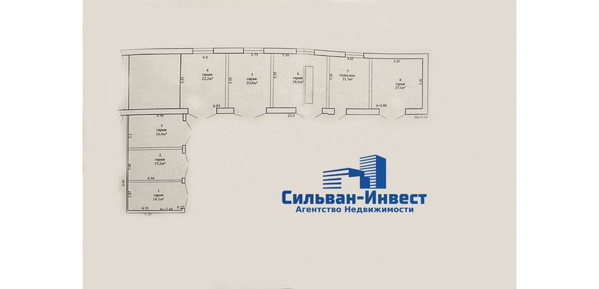 Продажа помещений под торговлю, склад в Червене