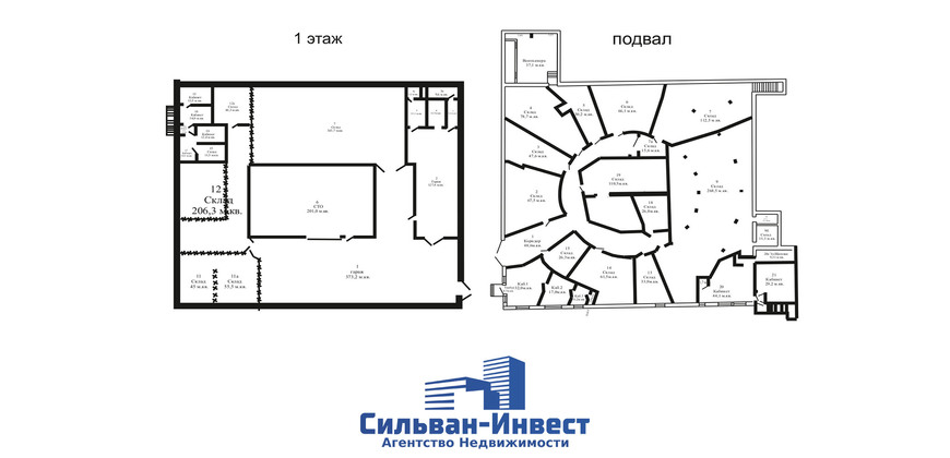 Продажа торговых, производственных и офисных зданий и помещений 