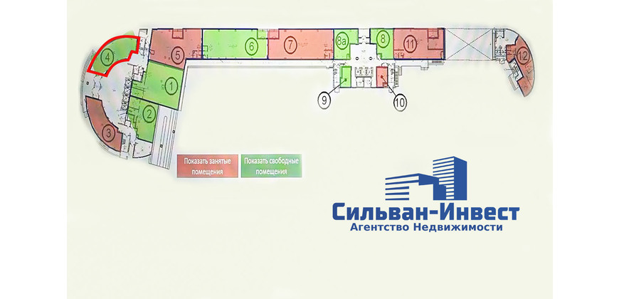 Аренда торгово - административных помещений топ локации