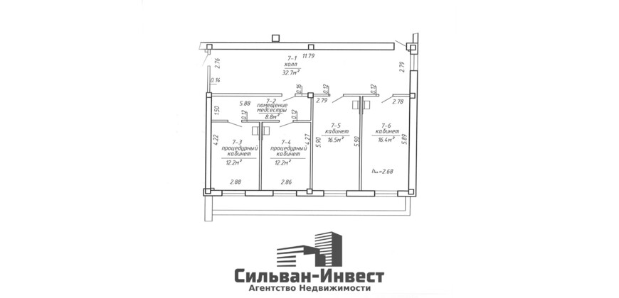 Продажа помещений в отдельно стоящем здании