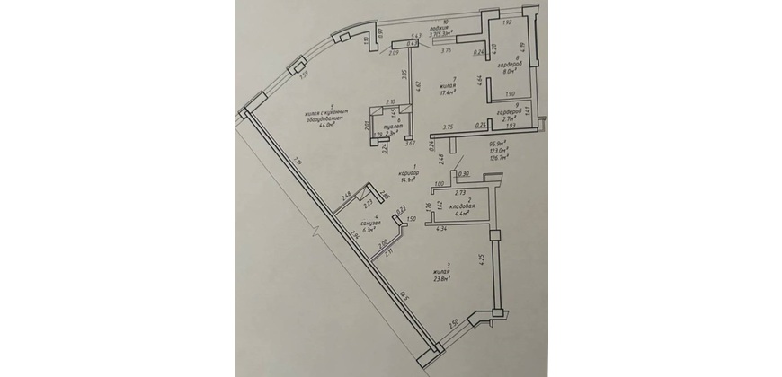 3 комнатная квартира